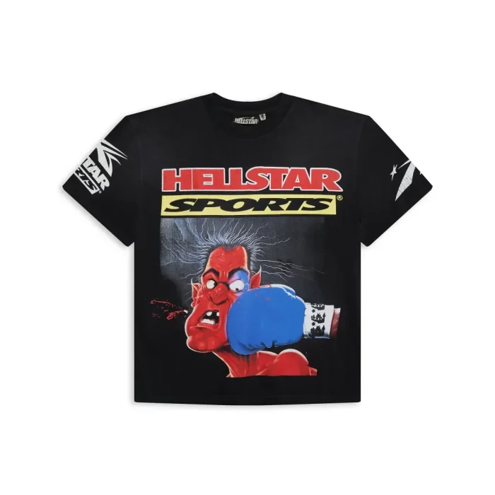 Black- Hellstar Knock Out T-Shirt