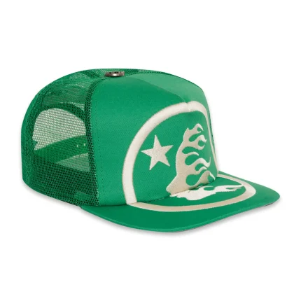 Green Hellstar Big Logo Trucker Snapback Hat