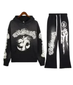 Hellstar Black Yoga Tracksuit