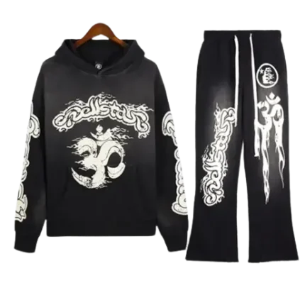 Hellstar Black Yoga Tracksuit