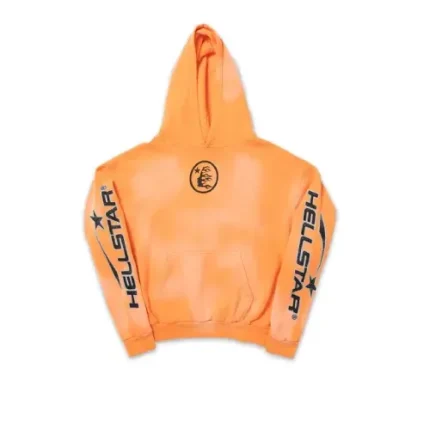 Hellstar Hoodie In Orange Men & Women