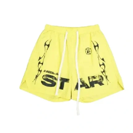 Hellstar Shorts Yellow For Men