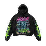 Black-Hellstar Liberty City of Love Hoodie