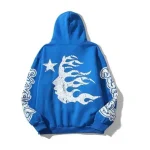 Blue-Hellstar Hoodie For Mens