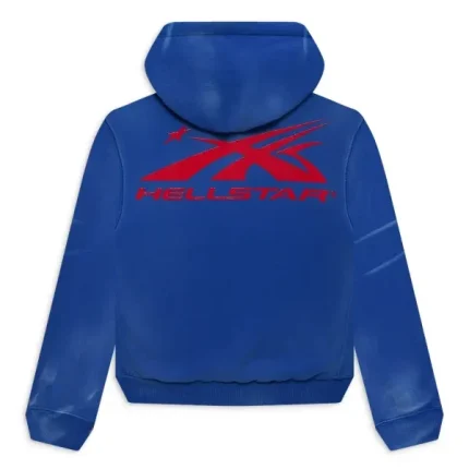 Blue-Hellstar Sports Gel Hoodie