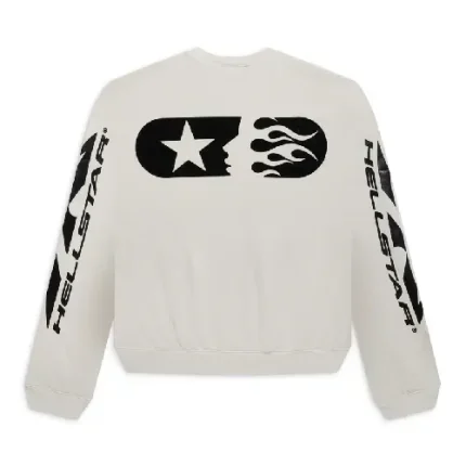 White Hellstar Sports Long Sleeves Shirt